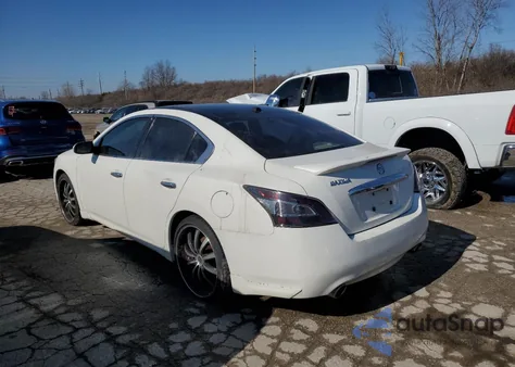 2012 Nissan Maxima S z USA, uszkodzony, nr VIN 1N4AA5AP2CC859285